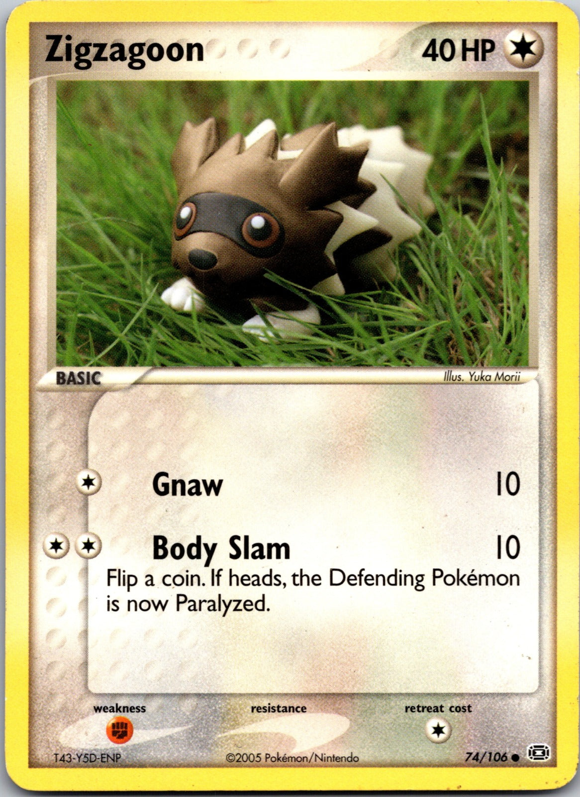 2005 Emerald 74/106 Zigzagoon LP