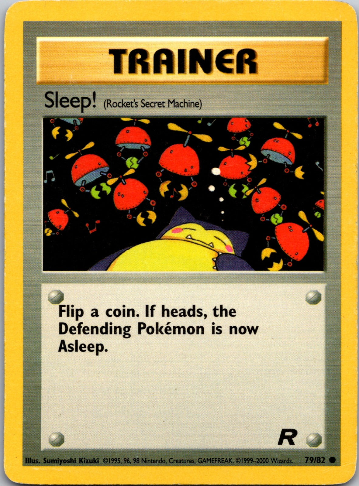 2000 Team Rocket 79/82 Sleep! (Rocket's Secret Machine) LP