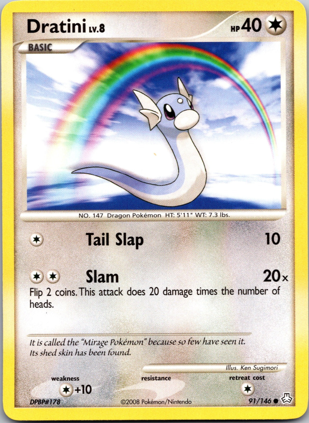 2008 Legends Awakened 91/146 Dratini LP