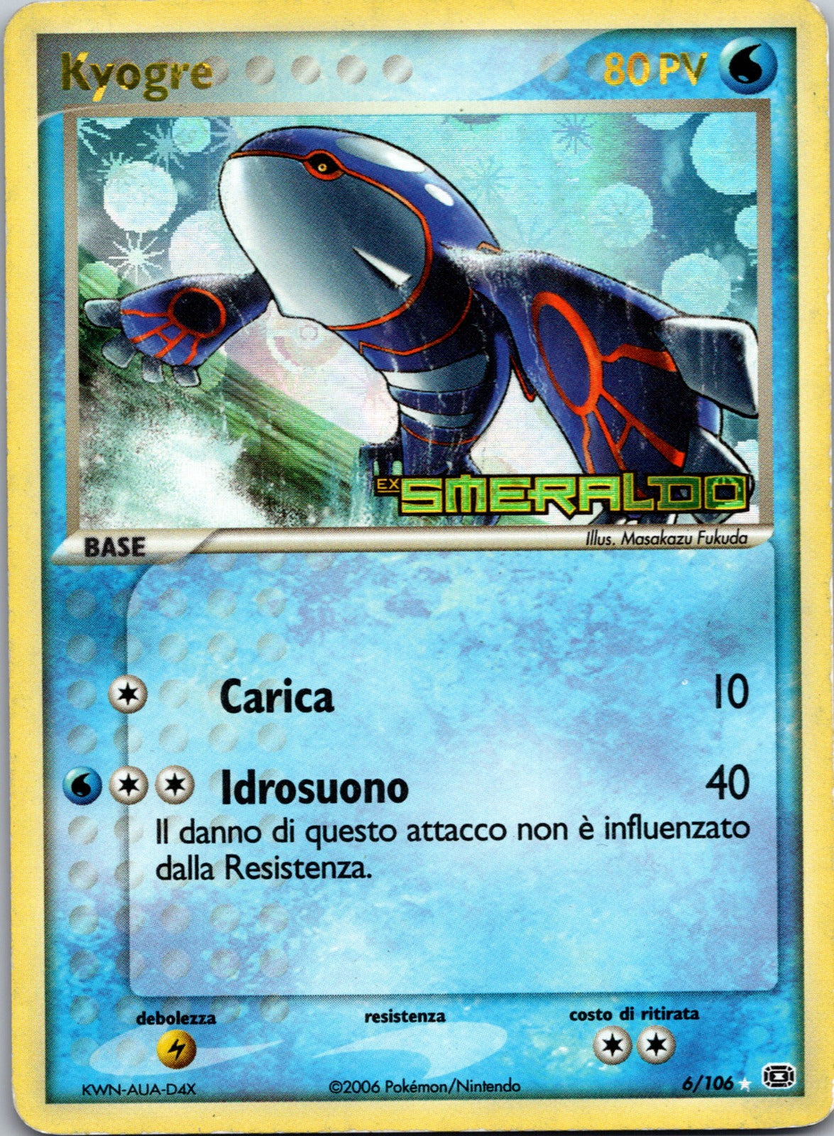 2023 Kyogre V SWSH: Crown Zenith 037/159 LP