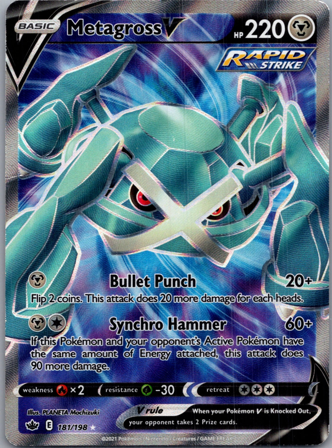 2022 SWSH09: Brilliant Stars 029/172 Kingler VMAX Ultra Rare F21