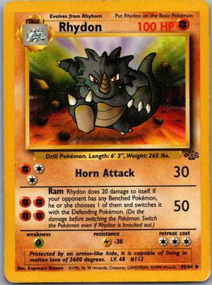 2000 Base Set 2 059/130 Rhydon LP