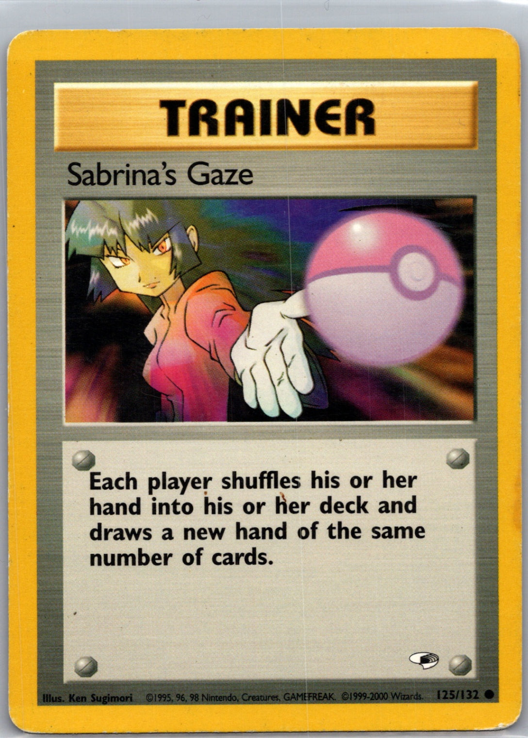 2000 Gym Heroes 125/132 Sabrina's Gaze Common M24