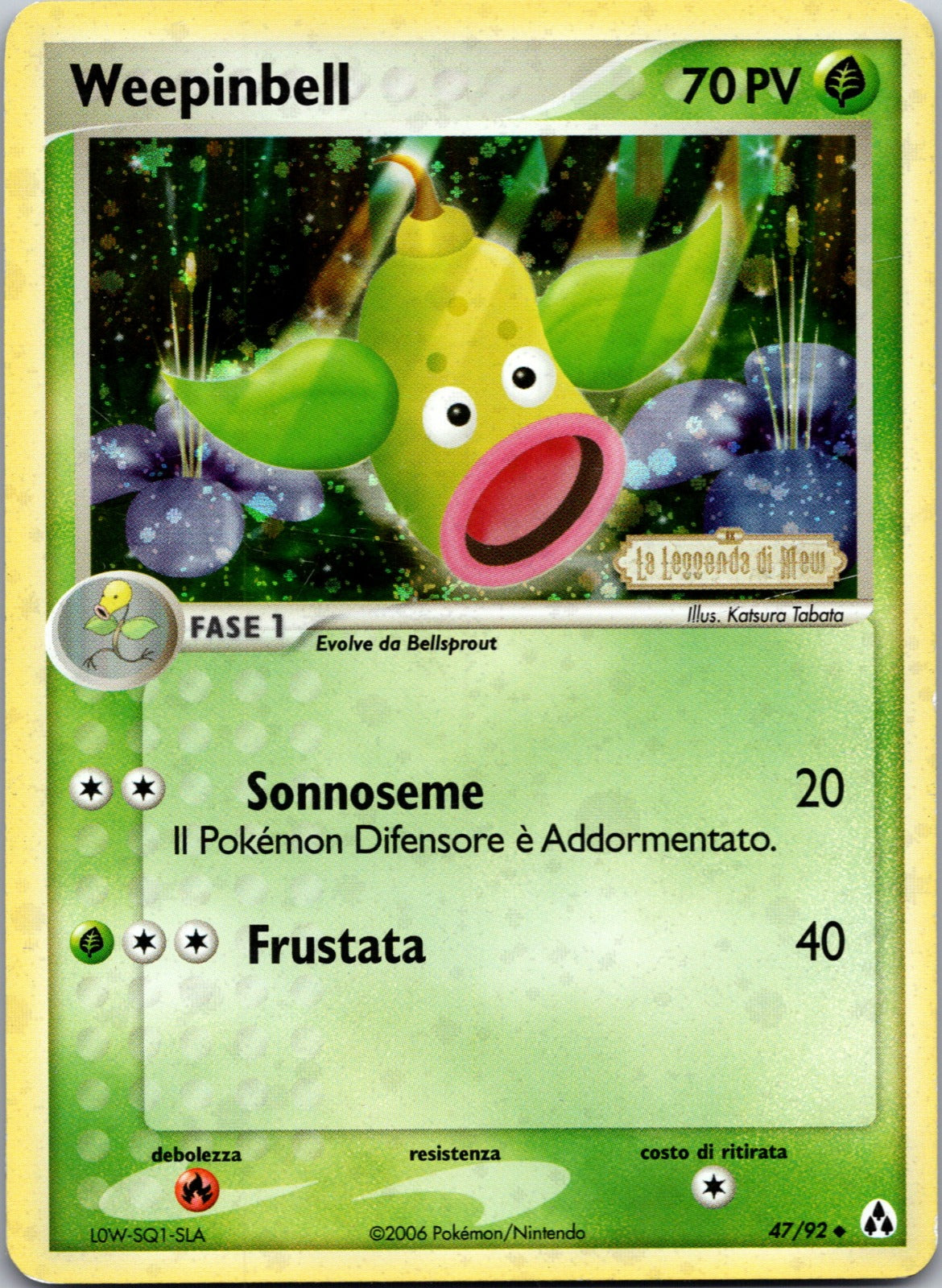 2000 Weepinbell Base Set 2 064/130 NM
