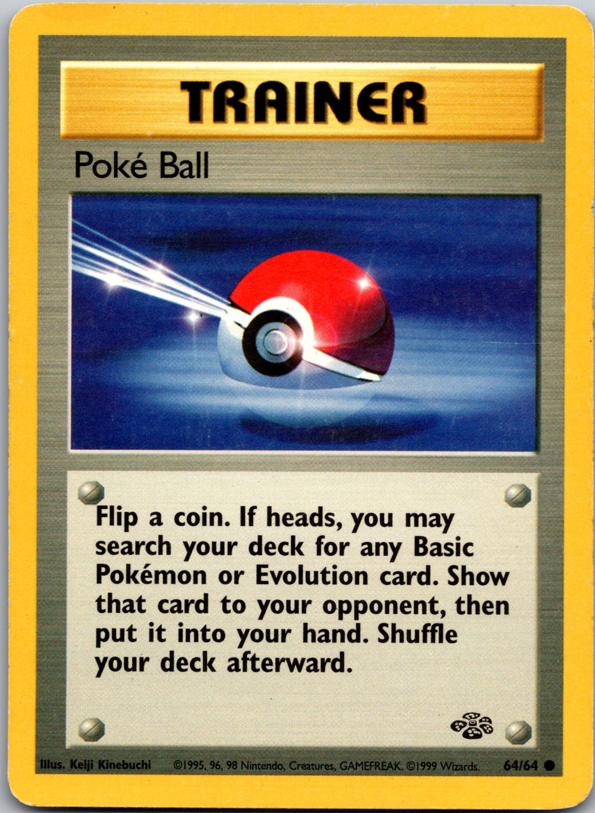 2000 Base Set 2 121/130 Poke Ball MP F258