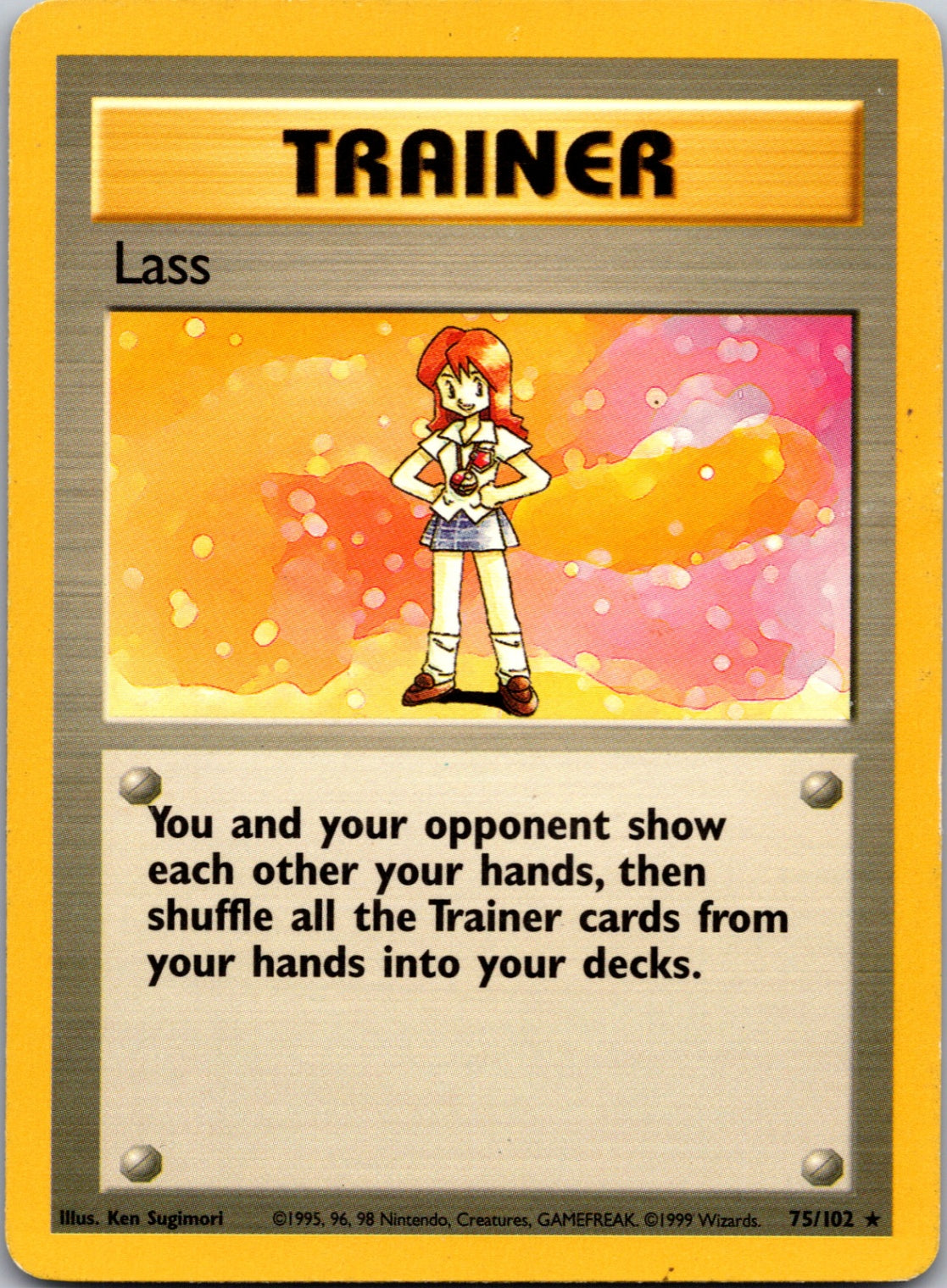 1999 Base Set 75/102 Lass Rare C271