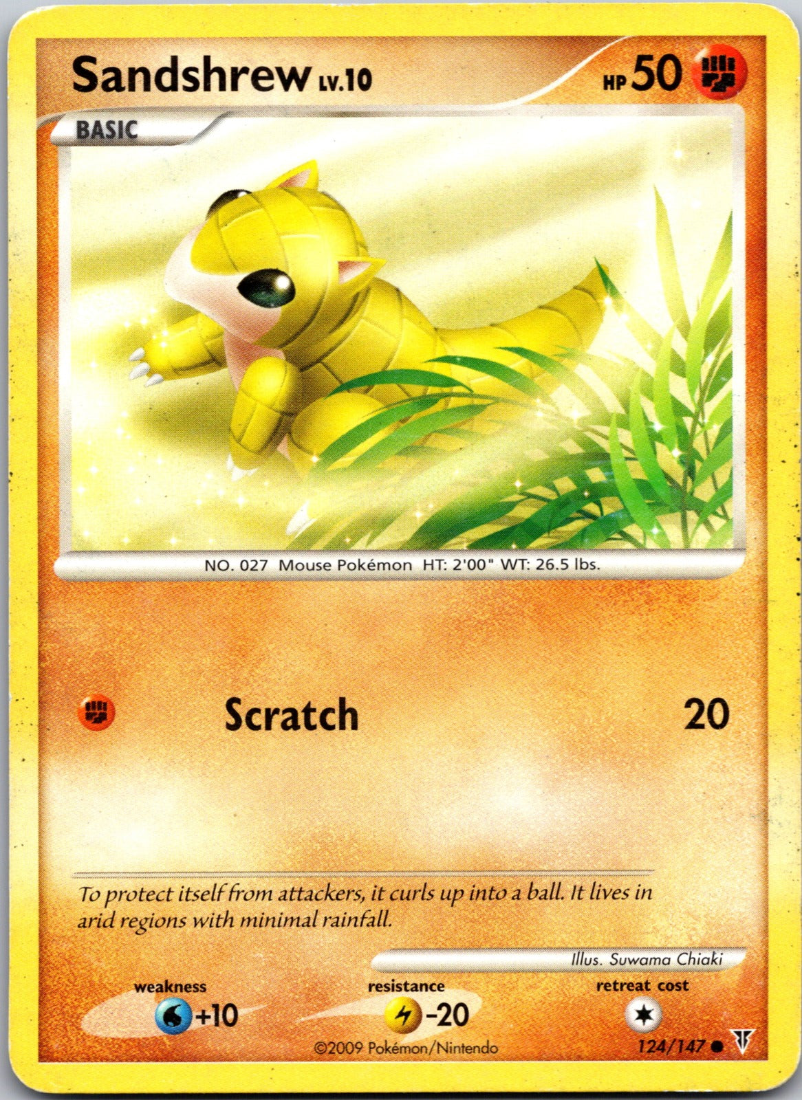 2009 Supreme Victors 124 Sandshrew LP