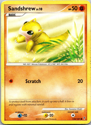 2009 Supreme Victors 124 Sandshrew LP