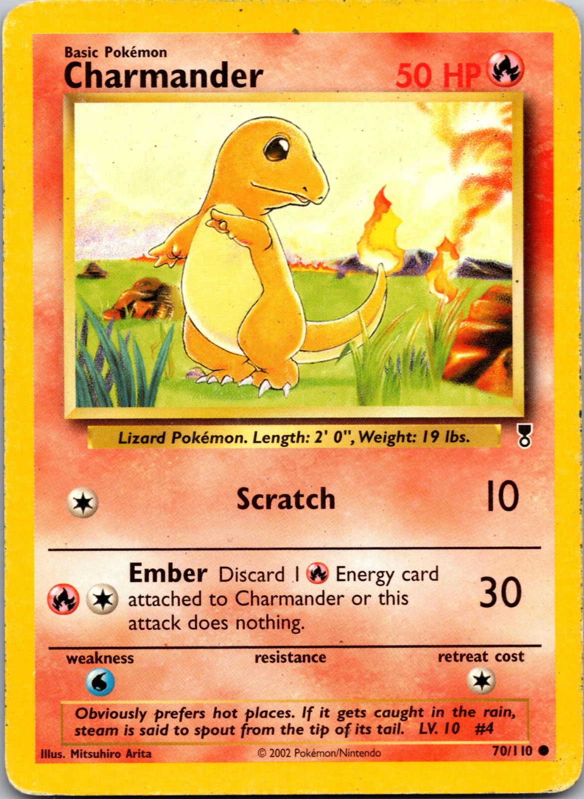 1999 Base Set (Shadowless) 046/102 Charmander LP