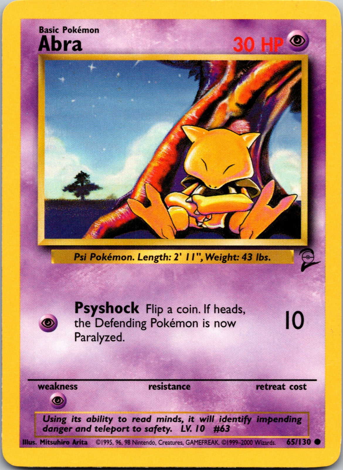 Abra Common Base Set 2 065/130 LP