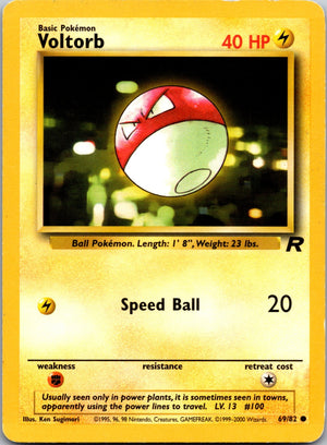 2000 Team Rocket 69/83 Voltorb Common C253