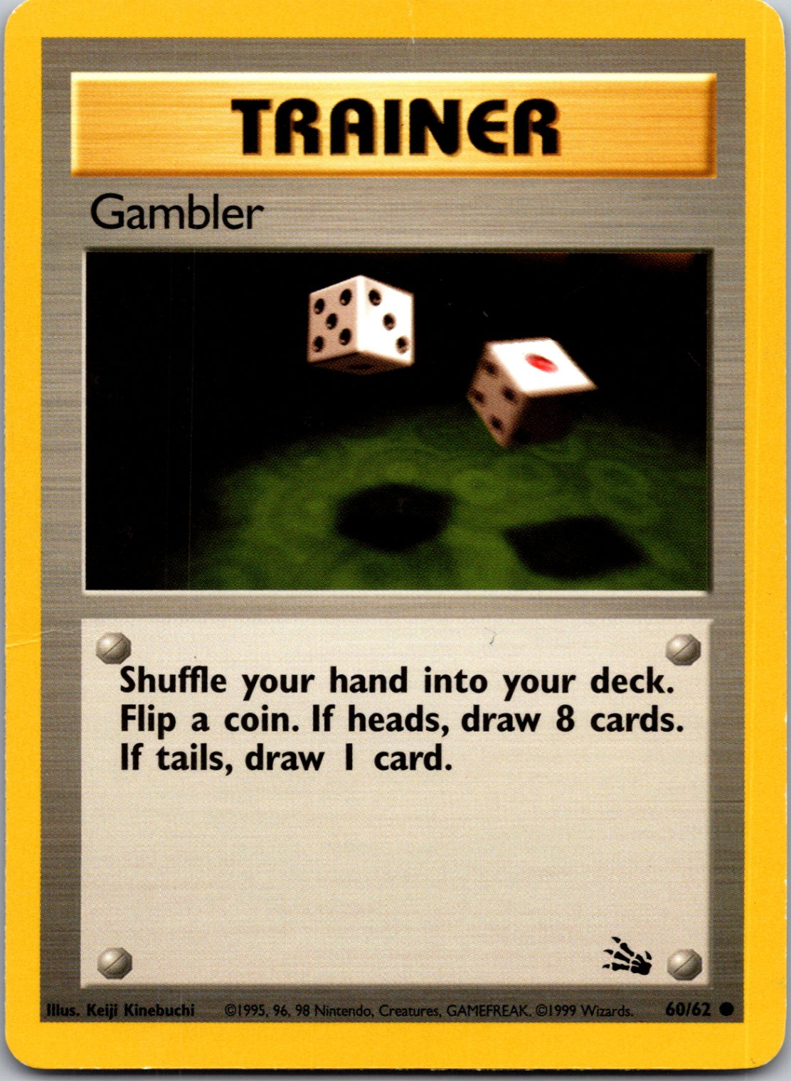 1999 Fossil 60/62 Gambler Common L171