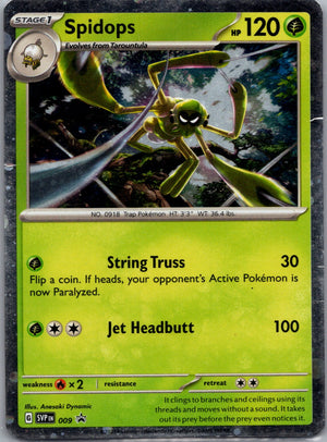 2023 SV: Scarlet and Violet Promo Cards 009 Spidops LP