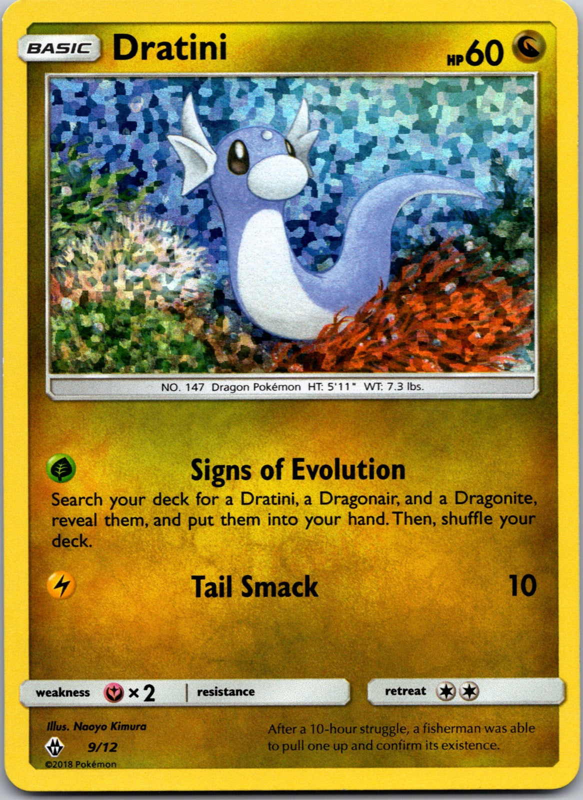 2018 McDonald's Promos 2018 009/012 Dratini - 9/12 NM