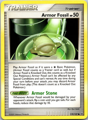 2009 Platinum 119/127 Armor Fossil LP