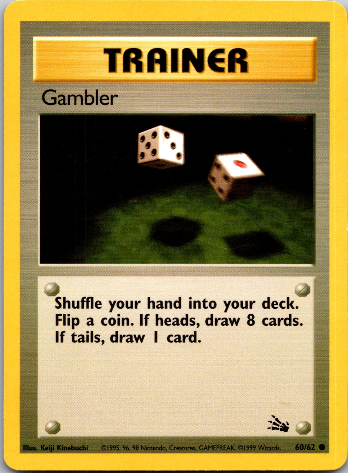 1999 Fossil 60/62 Gambler Common L167