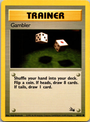 1999 Fossil 60/62 Gambler Common L167