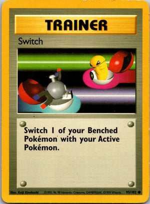 1999 Base Set 95/102 Switch Trainer C185