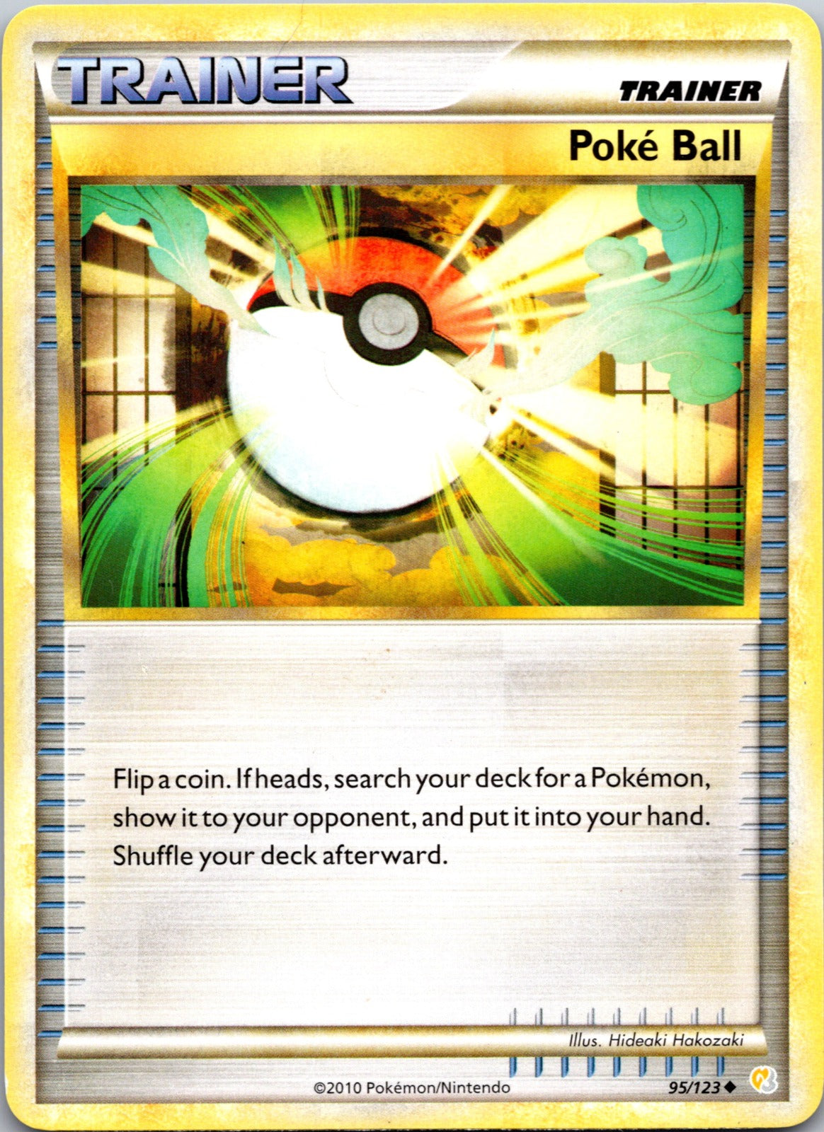 2010 HeartGold SoulSilver 95/123 Poke Ball LP C234