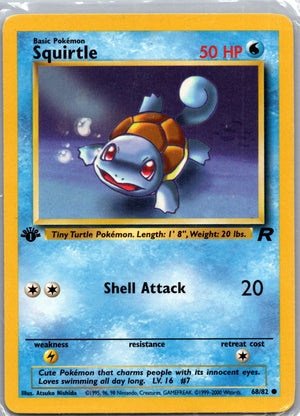 2000 Team Rocket 68/82 Squirtle LP