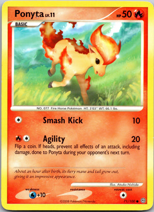 2008 Stormfront 71/100 Ponyta LP