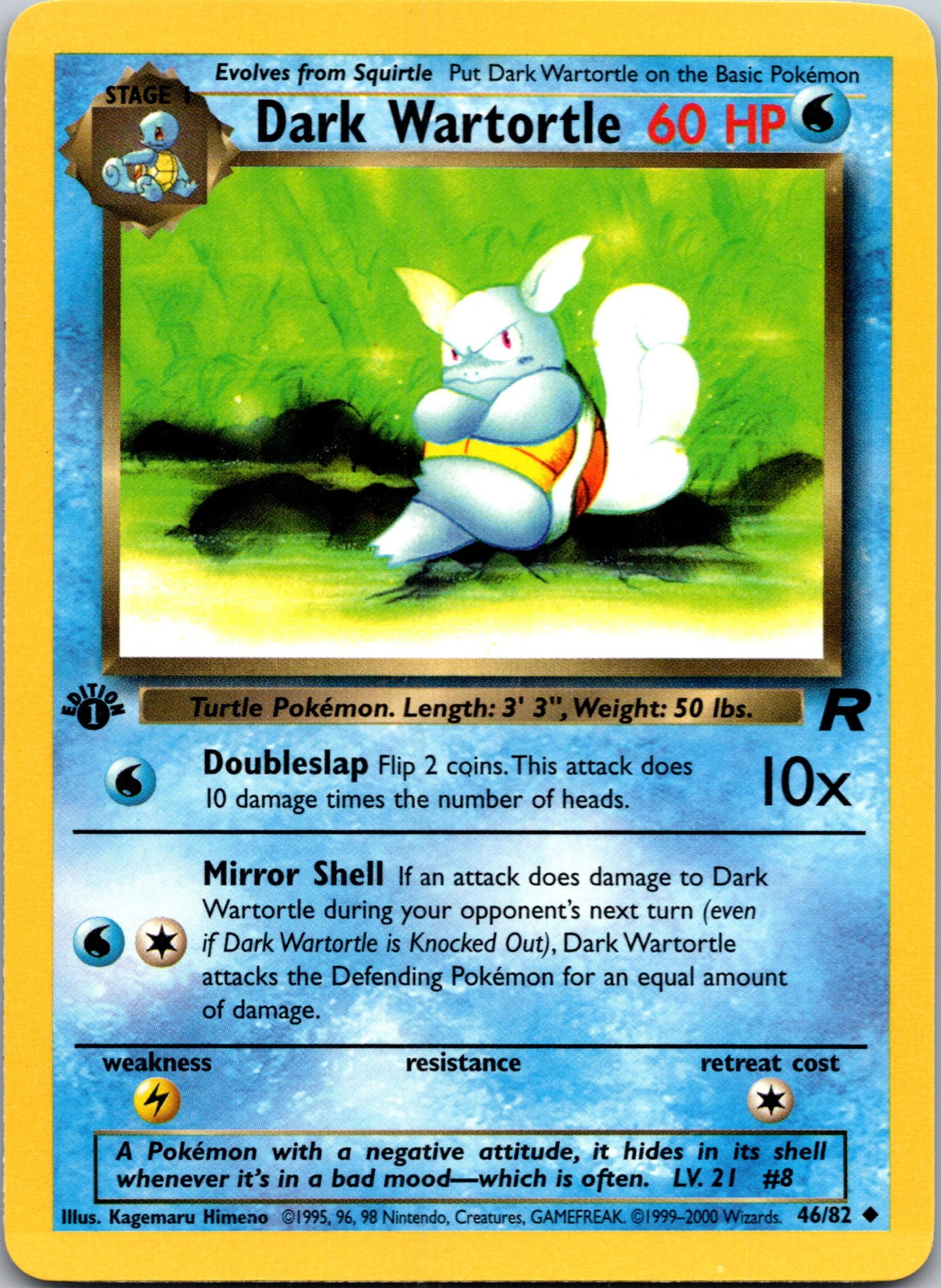 2002 Legendary Collection 039/110 Dark Wartortle LP