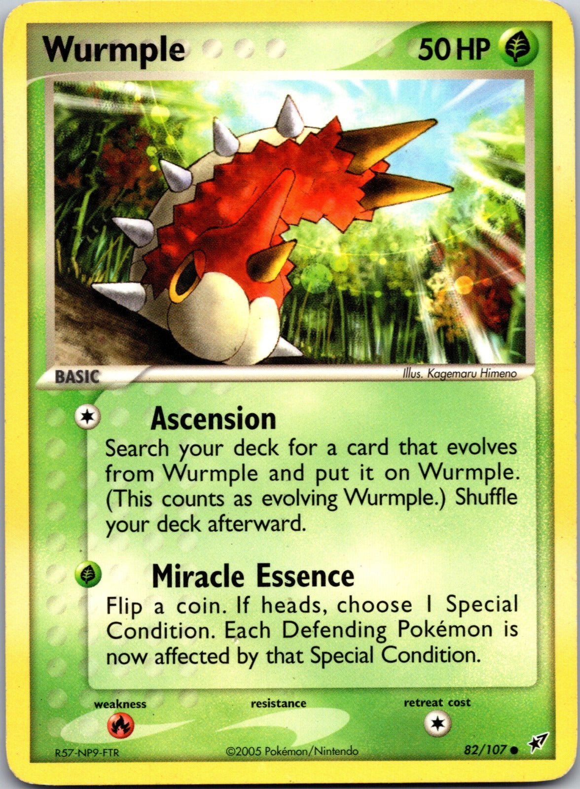2005 Deoxys 82/107 Wurmple LP A293