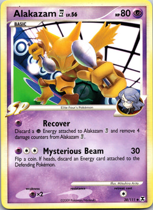 2009 Rising Rivals 38/111 Alakazam E4 LP