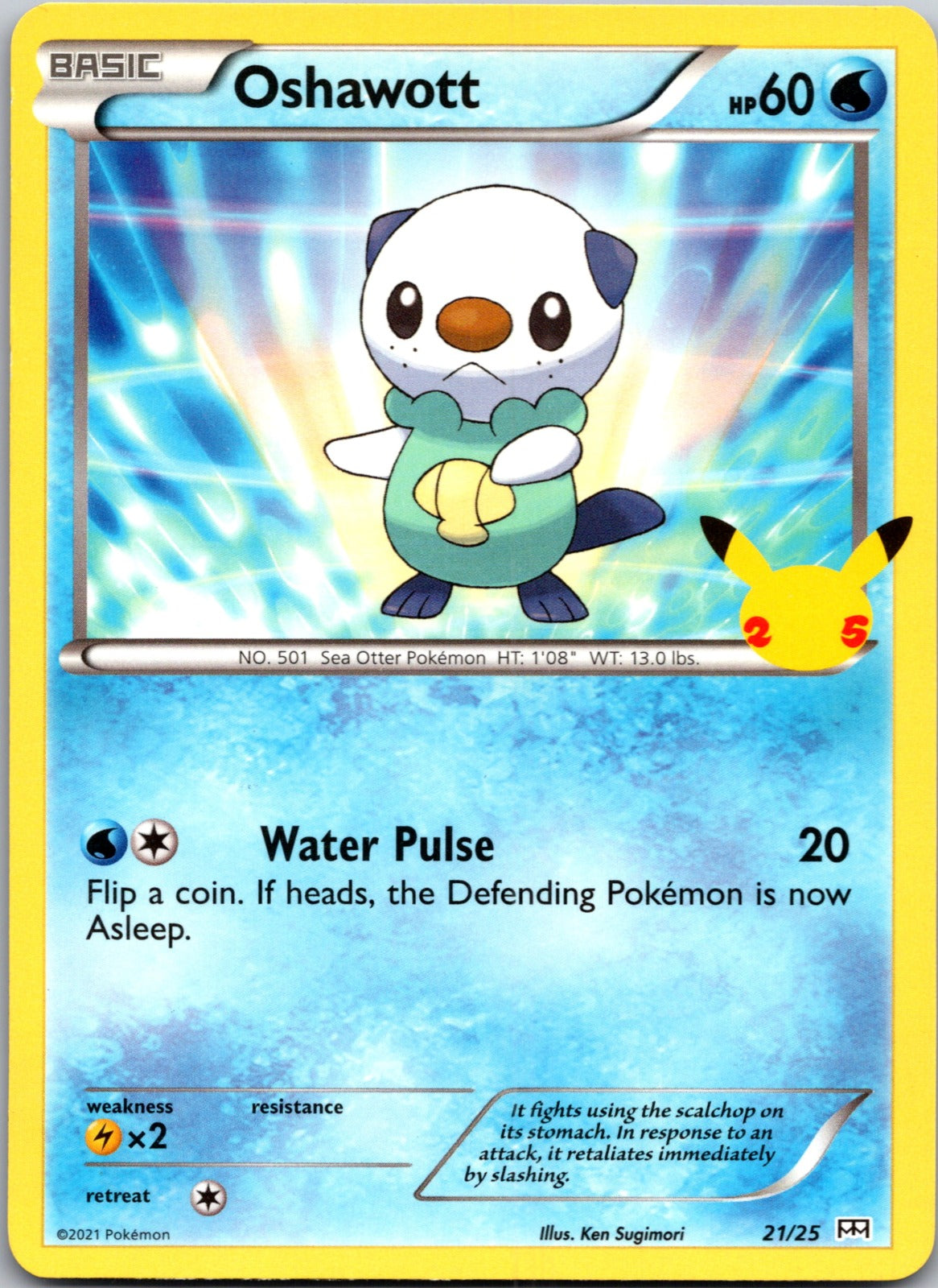2011 McDonald's Promo 2011 004/012 Oshawott - 4/12 LP