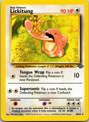 1999 Jungle 38/64 Lickitung Uncommon A114
