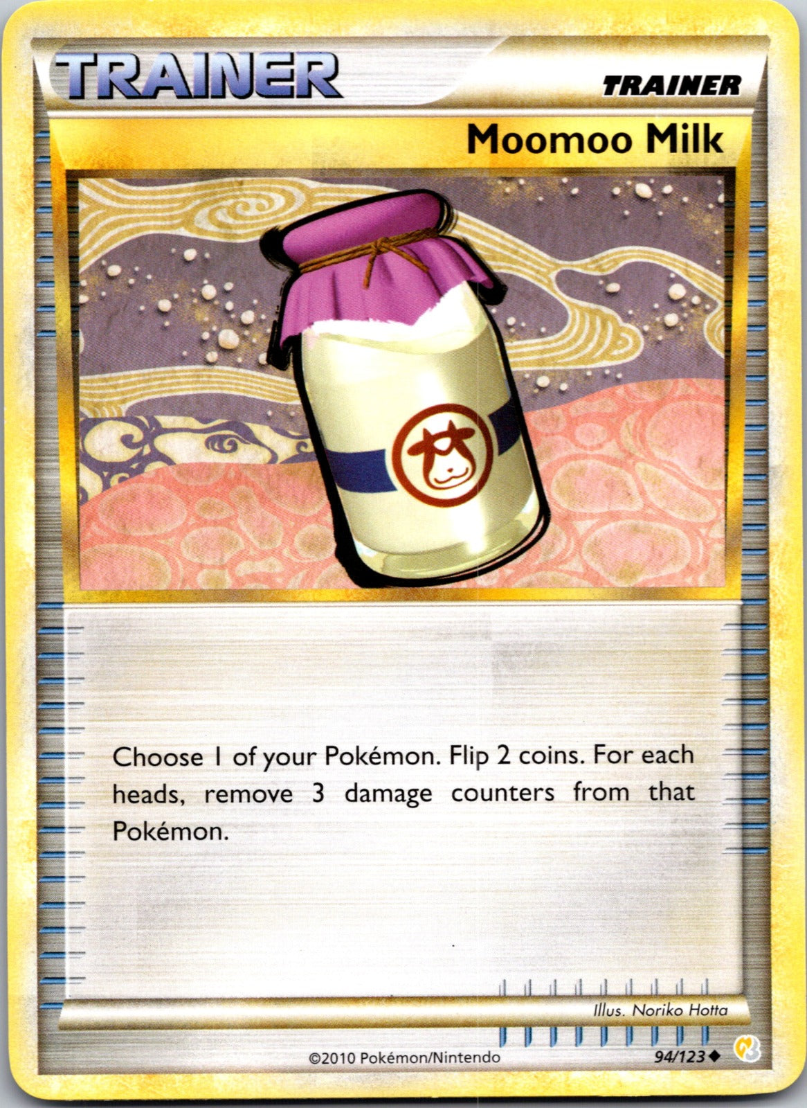 2010 HeartGold SoulSilver 94/123 Moomoo Milk LP