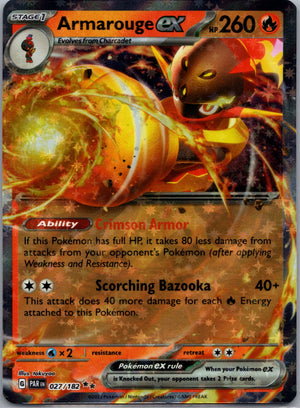 2023 SV04: Paradox Rift 027/182 Armarouge ex Double Rare D216