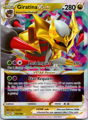 2022 SWSH11: Lost Origin 131/196 Giratina VSTAR NM
