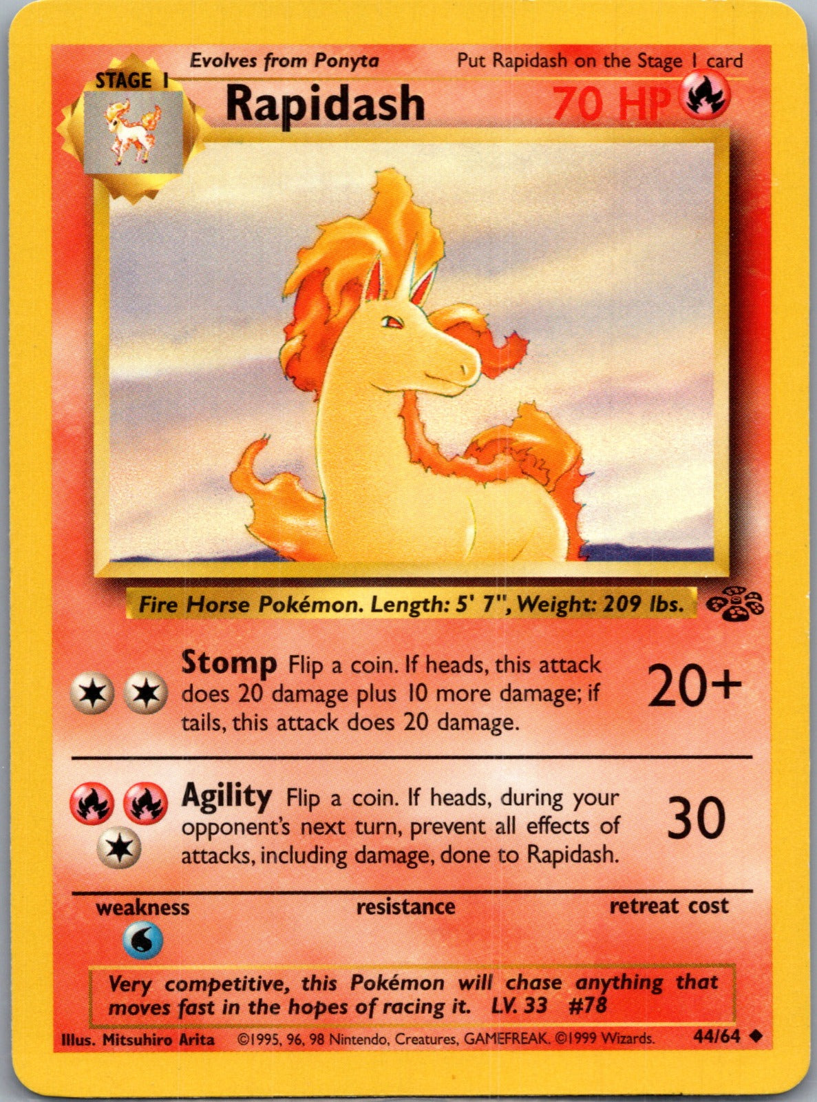 1999 Jungle 44/64 Rapidash LP S284