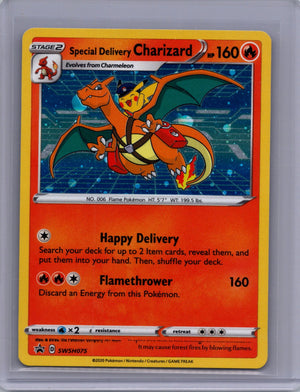 Special Delivery Charizard Holo Promo SWSH: Sword & Shield Promo Cards SWSH075 LP