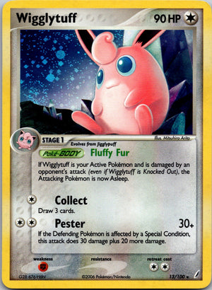 2006 Wigglytuff Crystal Guardians 13/100 NM