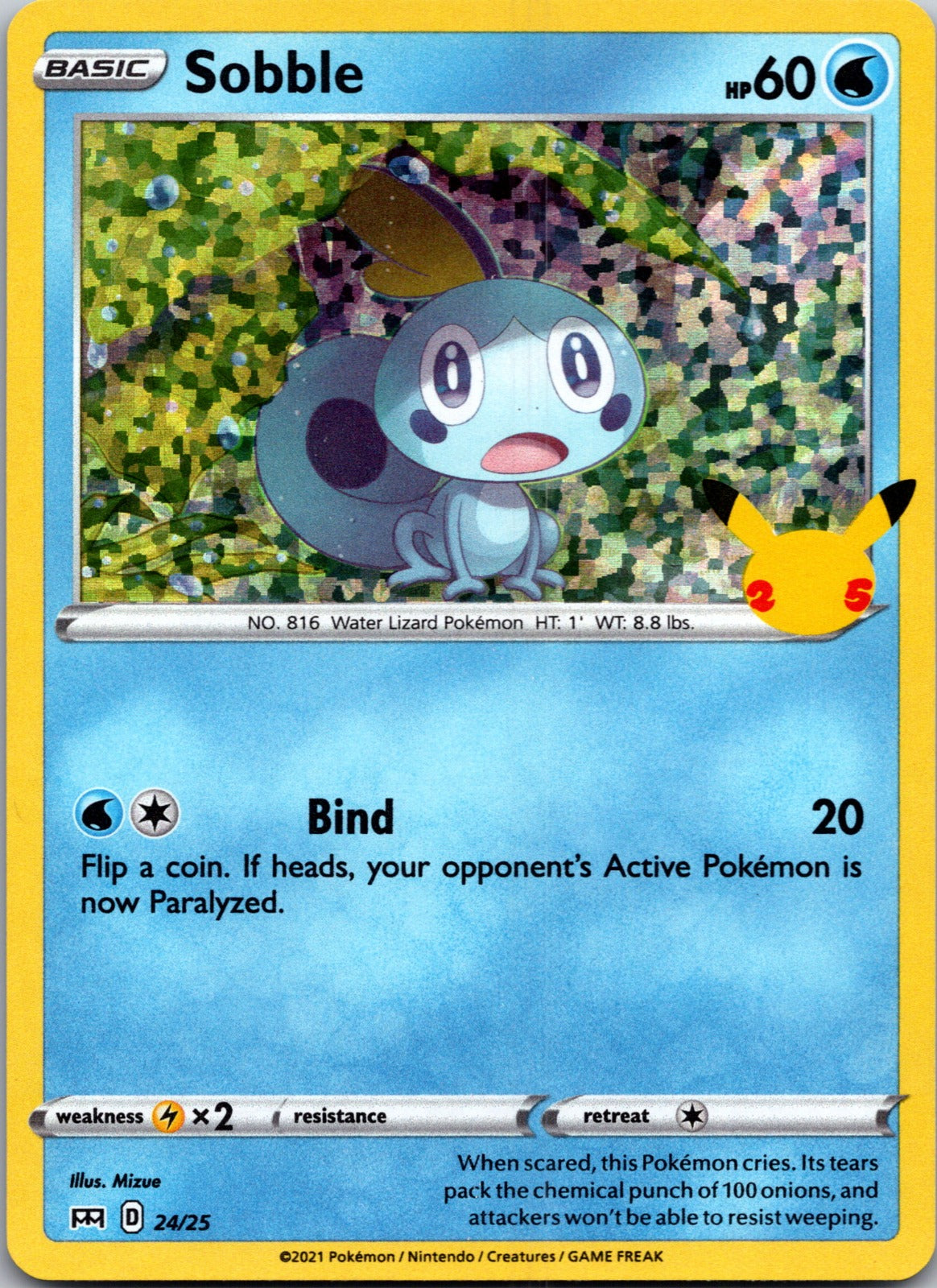 2019 SWSH: Sword and Shield Promo Cards SWSH003 Sobble LP