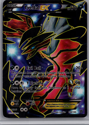 Yveltal EX (144 Full Art) Holo Ultra Rare XY Base Set 144/146 LP