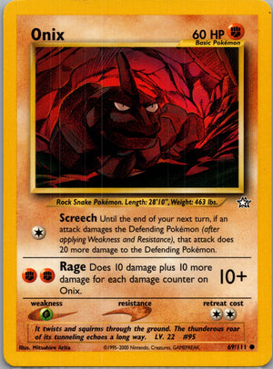 Neo Genesis 069/111 Onix Common NM