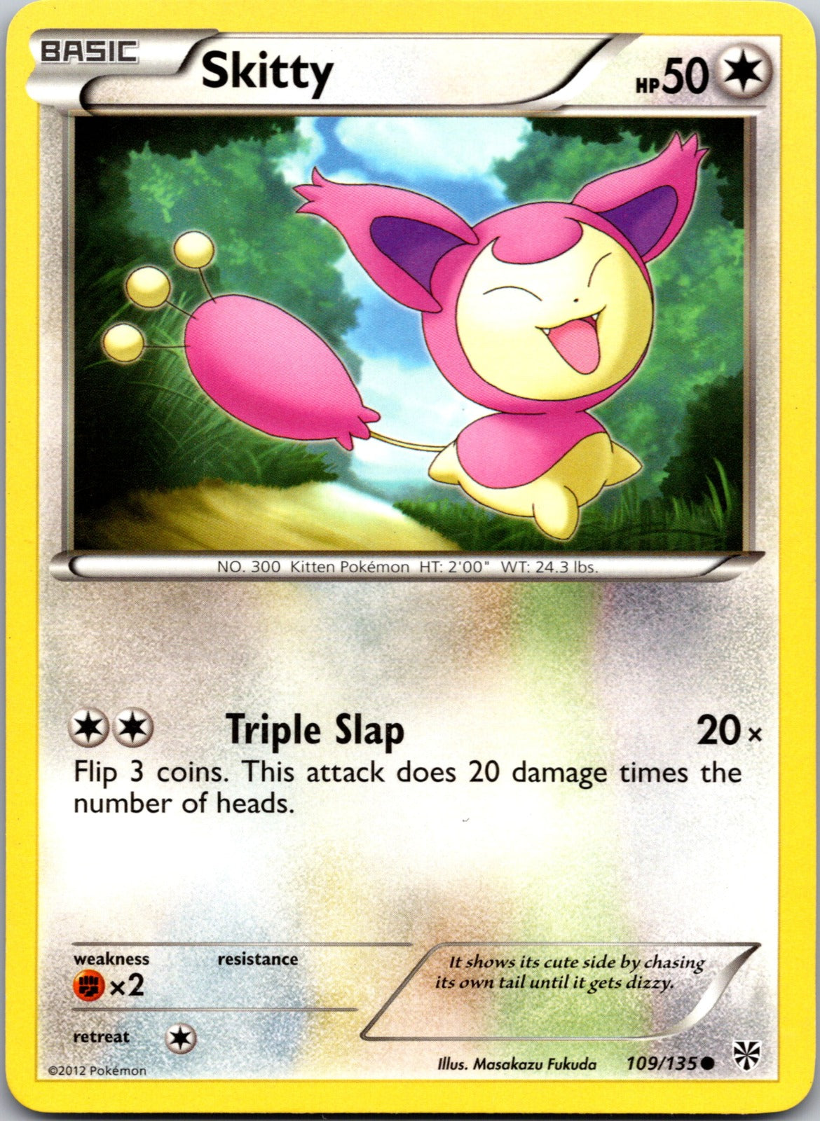 2013 Plasma Storm 109/135 Skitty LP F127