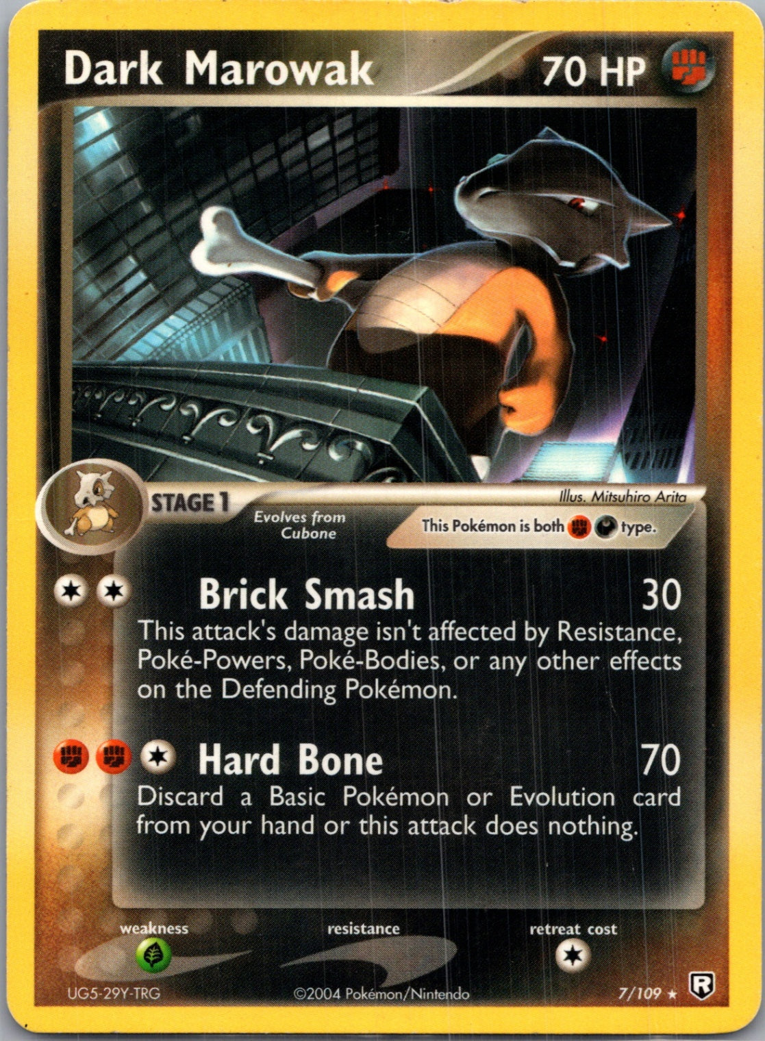 2004 Deck Exclusives 007/109 Dark Marowak -  (EX Team Rocket Returns) Rare F41
