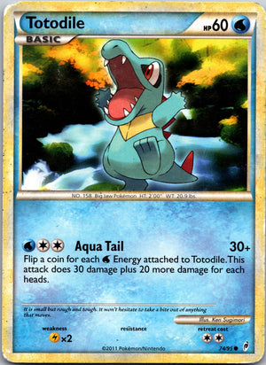 2011 Call of Legends 74/95 Totodile LP