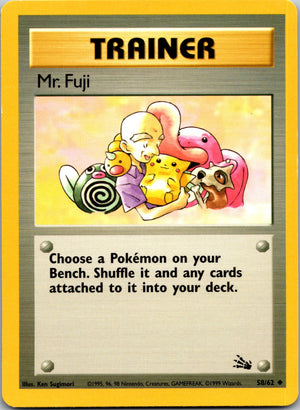 1999 Fossil 58/62 Mr. Fuji Uncommon L138