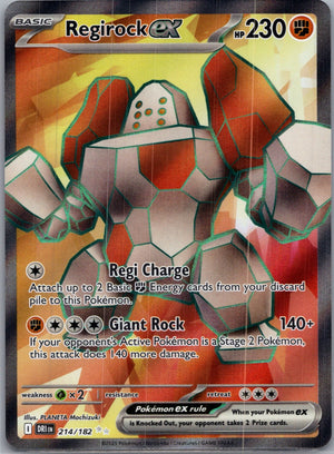 2025 SV10: Destined Rivals 214/182 Regirock ex Ultra Rare F206