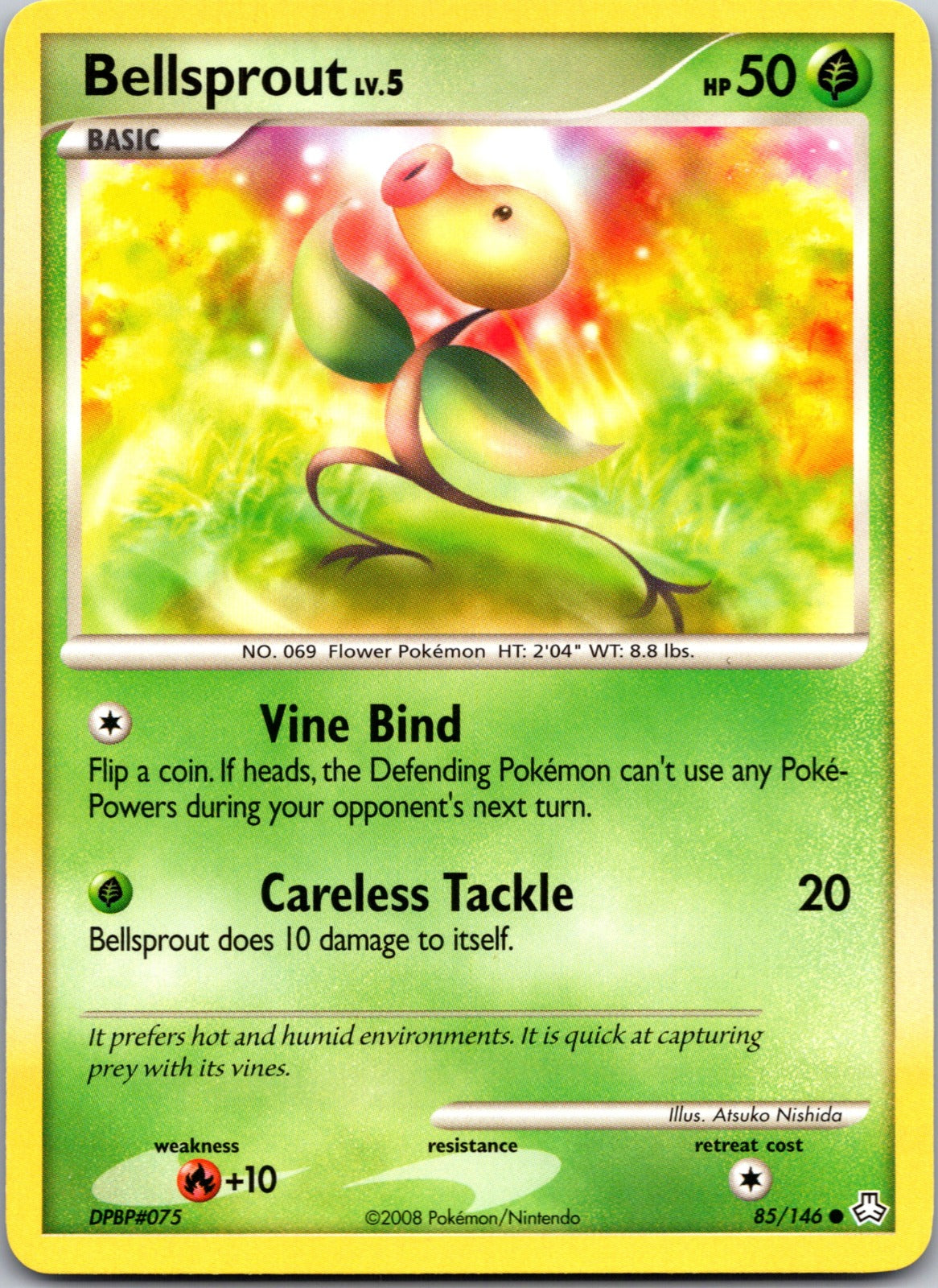 2008 Legends Awakened 85/146 Bellsprout LP