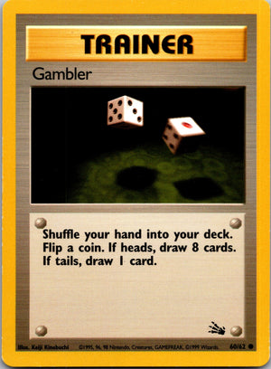 1999 Fossil 60/62 Gambler Common L162