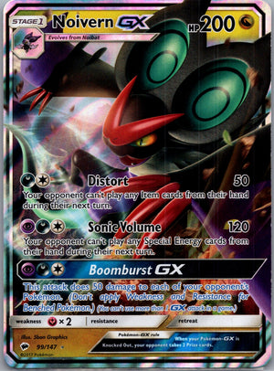 2017 SM - Burning Shadows 99/147 Noivern GX LP
