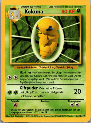 Base Set 2 047/130 Kakuna Uncommon NM