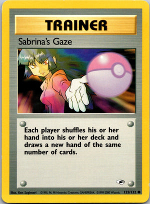 2000 Gym Heroes 125/132 Sabrina's Gaze MP