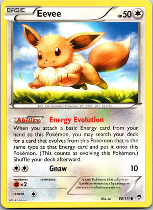 2014 XY - Furious Fists 80/111 Eevee LP